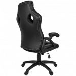 Надійне і стильне геймерське крісло KRAKEN DRAKON з чорної екошкіри - Зображення 8