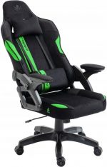 Зручне і стильне геймерське крісло KRAKEN Jupiter чорно-зелене - Зображення 2