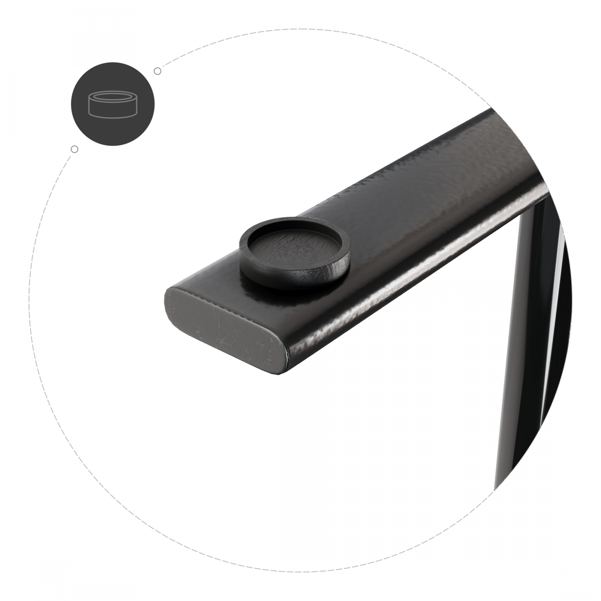 Геймерський стіл Cobra XL-Mate CRF160BK – простір для геймерів - Зображення 17