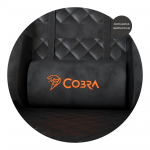 Ігрове Геймерське крісло Draco CRF191 Black – стиль та зручність - Зображення 4