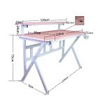 Геймерський стіл CRF4009RGB Рожевий – ідеальний вибір для віртуальних пригод - Зображення 3