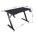 Геймерський стіл CRF4576RGB Чорний – стильний та функціональний - Зображення 9
