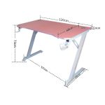 Геймерський стіл CRF4575RGB Рожевий – стиль з RGB підсвіткою - Зображення 3