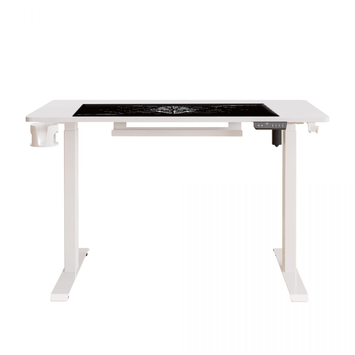 Геймерський стіл ELECTRA CRF12ELWH БІЛИЙ – елегантний білий дизайн - Зображення 3