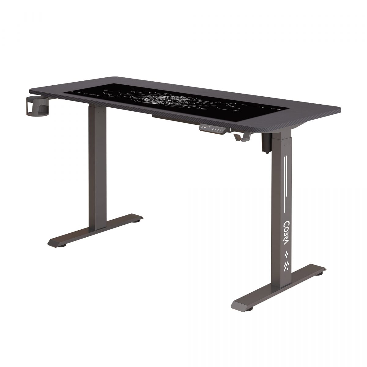 Геймерський стіл ELECTRA CRF14ELBK ЧОРНИЙ – максимальний комфорт - Зображення 5