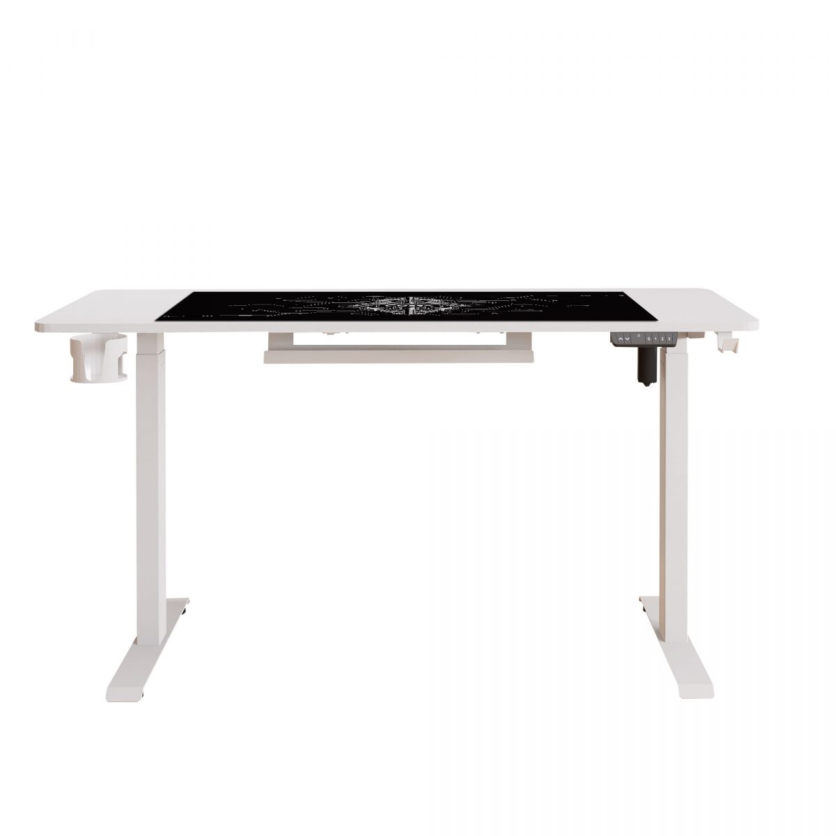 Геймерський стіл ELECTRA CRF14ELWH БІЛИЙ – стиль та комфорт - Зображення 4