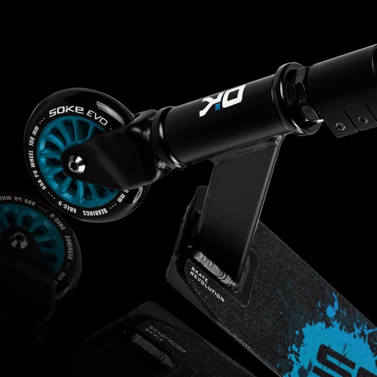 Синій самокат SOKE EVO для вуличних трюків і швидкості - Зображення 11