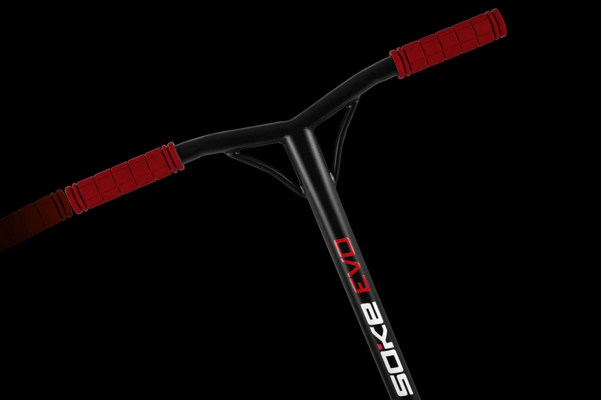 Скутер SOKE EVO червоний для активних вуличних катань - Зображення 8