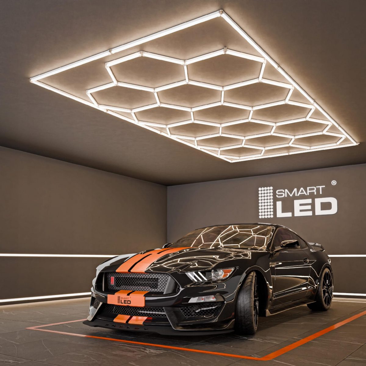 Стельовий світильник Smartled 484 х 243 см білий - Зображення 3