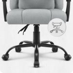 Поворотне крісло Cabro C505 Колір: сірий зручність та стиль у сірому кольорі для вашого комфорту - Зображення 5