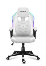 Біле геймерське крісло Huzaro Force 2.5 RGB White Mesh – сучасний дизайн - Зображення 4