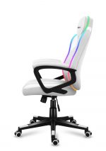 Біле геймерське крісло Huzaro Force 2.5 RGB White Mesh – сучасний дизайн - Зображення 5