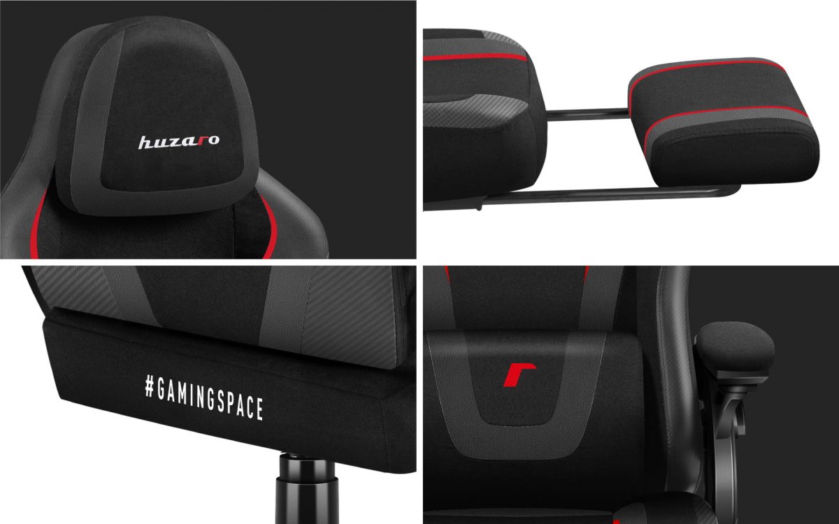 Міцне та стильне геймерське крісло Huzaro Force 4.6 Carbon - Зображення 6