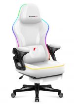 Геймерське крісло Huzaro Force 4.6 White RGB Smart – зручність і стиль - Зображення 3