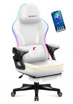 Геймерське крісло Huzaro Force 4.6 White RGB Smart – зручність і стиль