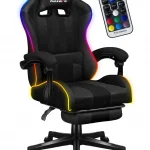 Ігрове крісло HUZARO Force 4.7 RGB Mesh з кольоровим підсвічуванням
