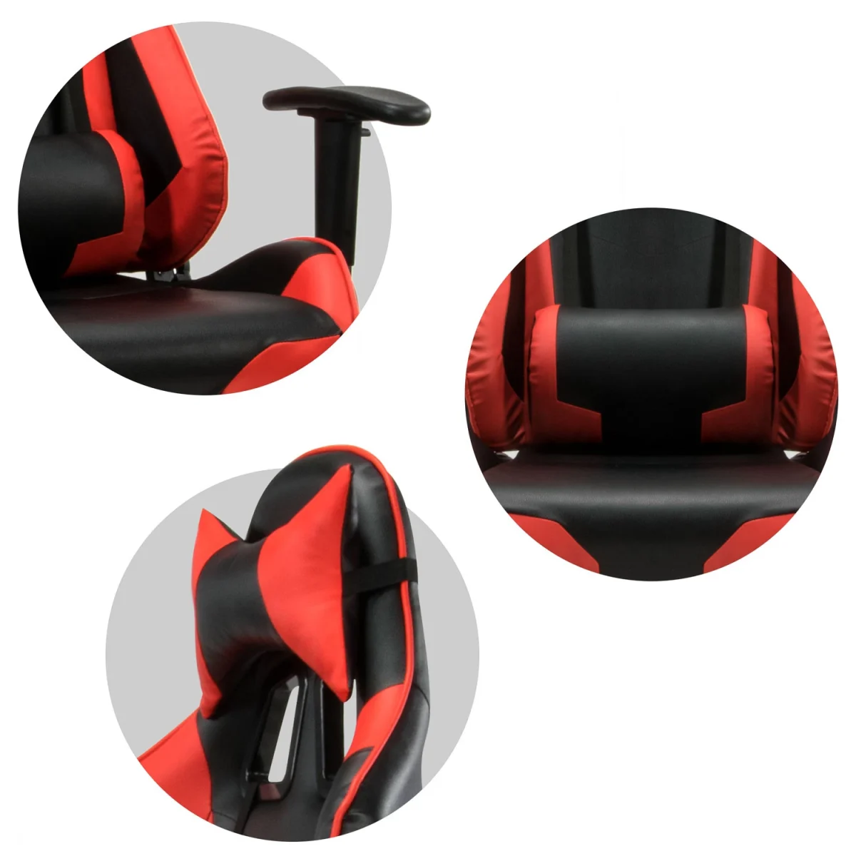 Офісне геймерське крісло Sofotel Inferno чорно-червоне для зручності та стилю - Зображення 8
