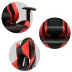 Офісне геймерське крісло Sofotel Inferno чорно-червоне для зручності та стилю - Зображення 8