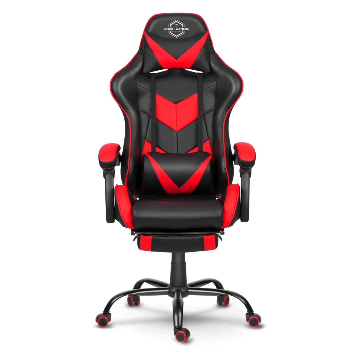 fotel-biurowy-dla-gracza-sofo_17776 Офісне геймерське крісло Sofotel Cerber чорно-червоне для продуктивної гри - Зображення 3