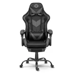 Офісне геймерське крісло Sofotel Cerber чорно-сіре для стильного комфорту - Зображення 3