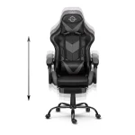 Офісне геймерське крісло Sofotel Cerber чорно-сіре для стильного комфорту - Зображення 10