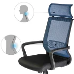 Офісне мікросітчасте поворотне крісло з механізмом TILT Nosberg - Зображення 10