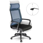 Офісне мікросітчасте поворотне крісло з механізмом TILT Nosberg - Зображення 9