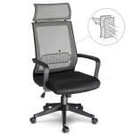 Комфортне мікросітчасте поворотне офісне крісло з механізмом TILT Nosberg - Зображення 7