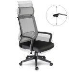 Комфортне мікросітчасте поворотне офісне крісло з механізмом TILT Nosberg - Зображення 9