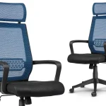 Офісне мікросітчасте поворотне крісло з механізмом TILT Nosberg