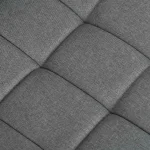 Офісне тканинне крісло Бентон сіре з комфортним сидінням - Зображення 5