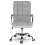 Стильне офісне крісло Benton сіро-біле для робочого простору - Зображення 3