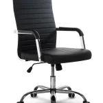 Офісне крісло Sofatel Boston - сучасний дизайн, чорне, елегантність в кожній деталі