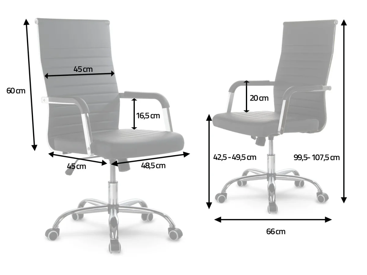 Офісне крісло Sofatel Boston - сучасний дизайн, чорне, елегантність в кожній деталі - Зображення 8
