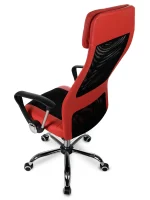 Стильне високе офісне крісло Софотель Ріо червоне - Зображення 3