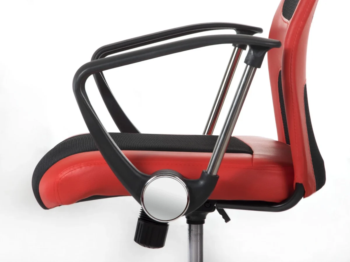 Стильне високе офісне крісло Софотель Ріо червоне - Зображення 4