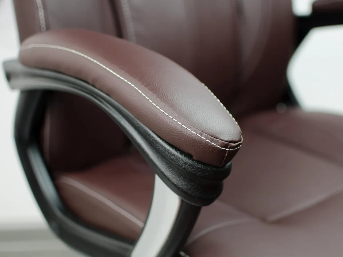 Коричневе шкіряне офісне крісло Sofotel EG-222 для професіоналів - Зображення 6