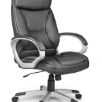 Шкіряне офісне крісло Sofotel EG-223 чорне