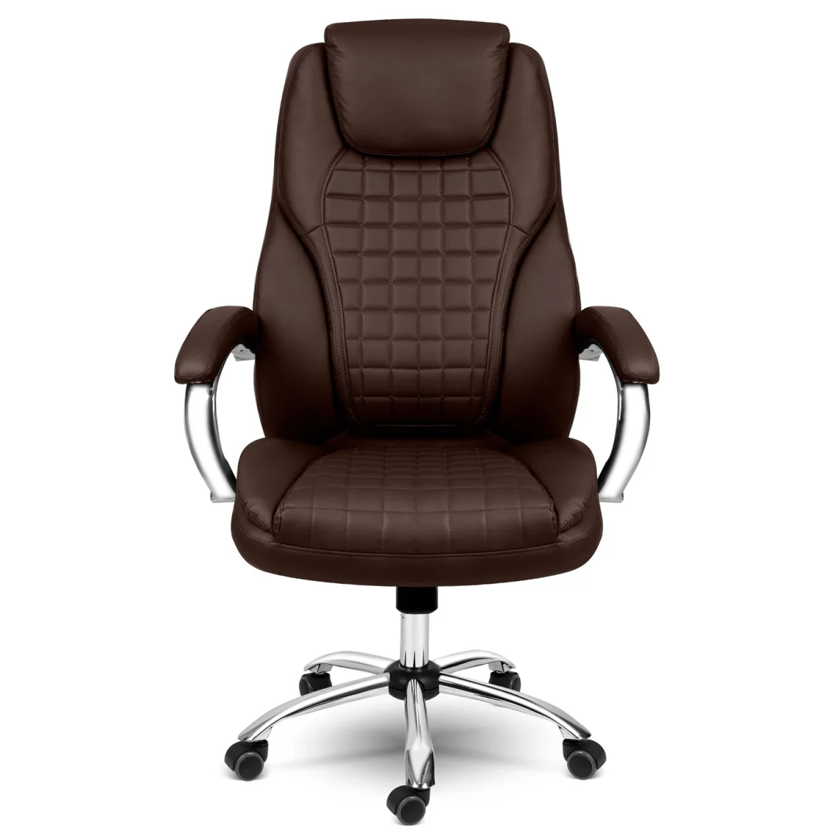 Офісне крісло з мікросітки Sofotel Batory каштан для комфортної роботи - Зображення 3