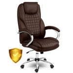 Офісне крісло з мікросітки Sofotel Batory каштан для комфортної роботи - Зображення 9