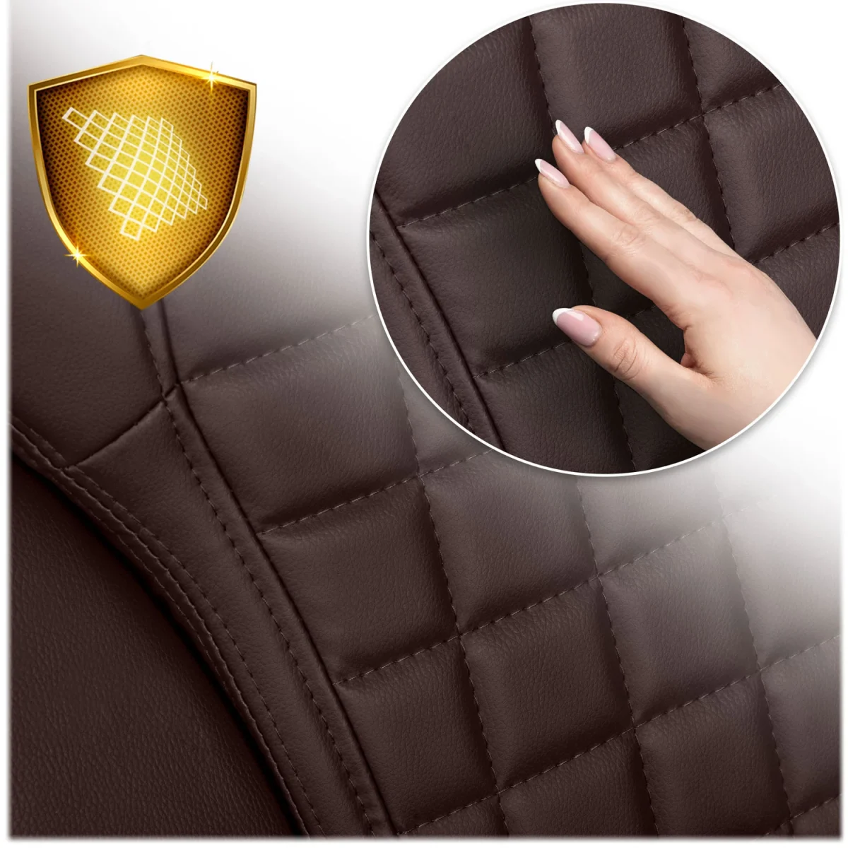 Офісне крісло з мікросітки Sofotel Batory каштан для комфортної роботи - Зображення 10