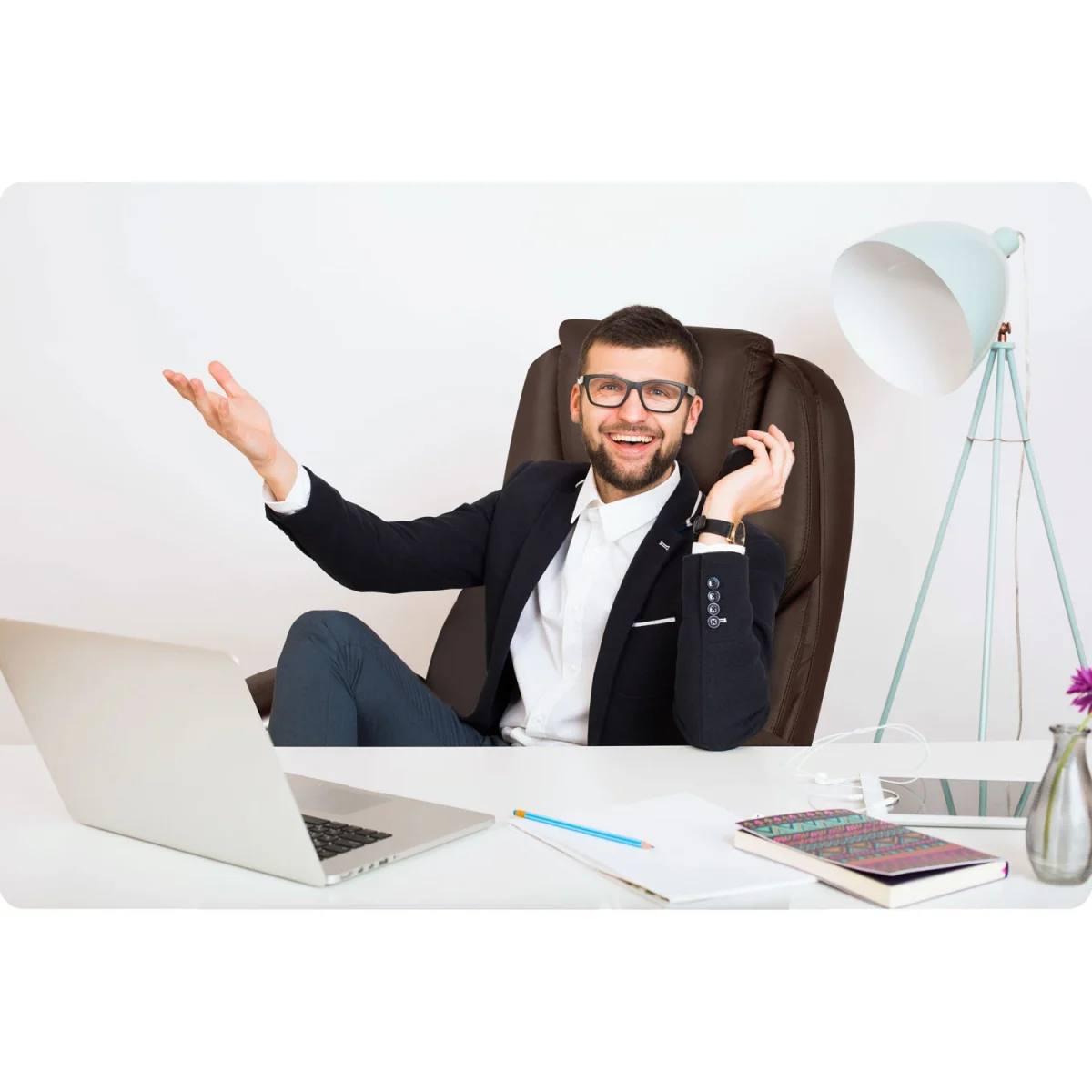 Офісне крісло з мікросітки Sofotel Batory каштан для комфортної роботи - Зображення 13