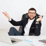 Офісне крісло Sofotel Porto чорне – класика та надійність для робочого простору - Зображення 6