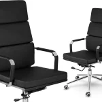 Офісне крісло Sofatel Ryokan чорне для стильного інтер’єру