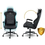 Елегантне офісне крісло Sofotel Werona 2580 чорне - Зображення 6