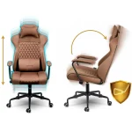 Офісне крісло Sofotel Werona 2582 коричневе для сучасного інтер'єру - Зображення 8