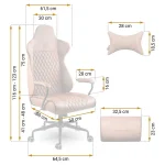 Офісне крісло Sofotel Werona 2582 коричневе для сучасного інтер'єру - Зображення 10