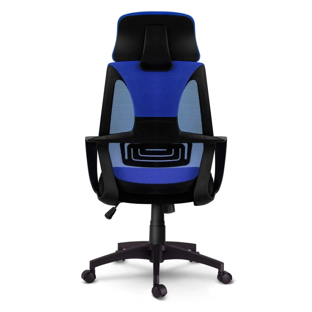 Офісне крісло з мікросіткою Прага блакитного кольору для зручності - Зображення 6