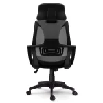 Стильне офісне крісло з мікросітки Прага сіре - Зображення 5