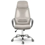 Офісне крісло з мікросітки Praga micro mesh світло-сіре – легкість і підтримка - Зображення 2